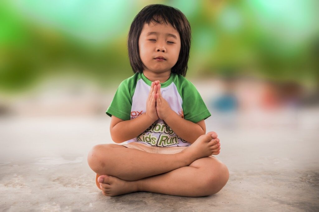 Praying child