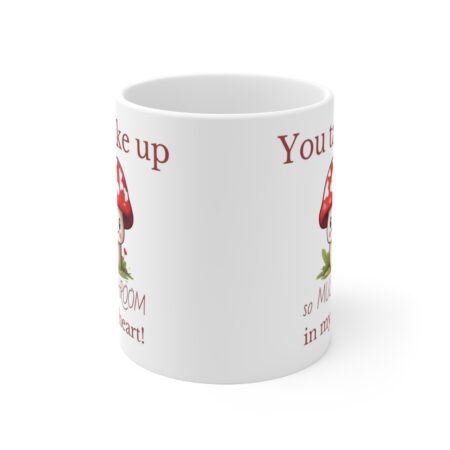 Cute Mushroom Mug - for girlfriend, boyfriend, mom, grandma, double-sided design - Image 2