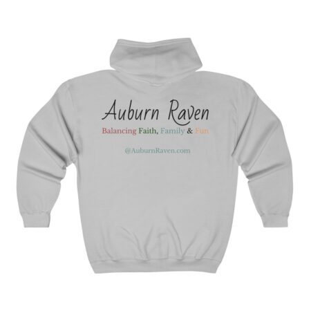 Auburn Raven Zip Up Hoodie - Image 4