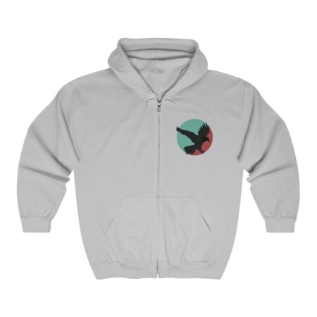 Auburn Raven Zip Up Hoodie - Image 3