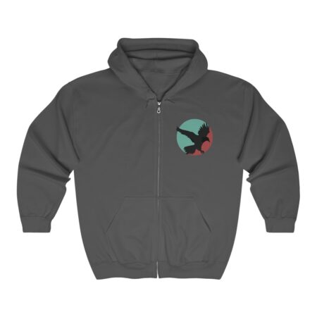 Auburn Raven Zip Up Hoodie - Image 5