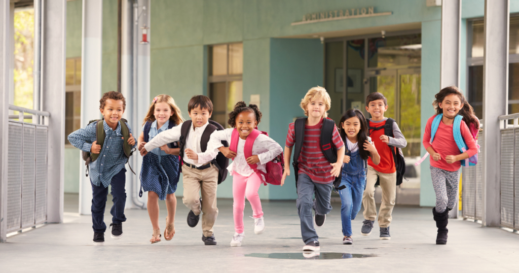 Family preparing together for a successful new school year