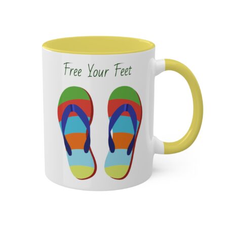 Bright Flipflop Mug - Free Your Feet - gift, friend, mom, dad, teen - Image 20