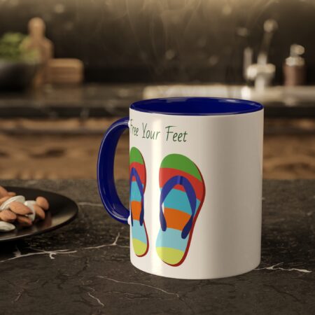 Bright Flipflop Mug - Free Your Feet - gift, friend, mom, dad, teen - Image 6