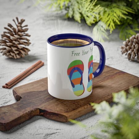 Bright Flipflop Mug - Free Your Feet - gift, friend, mom, dad, teen - Image 5