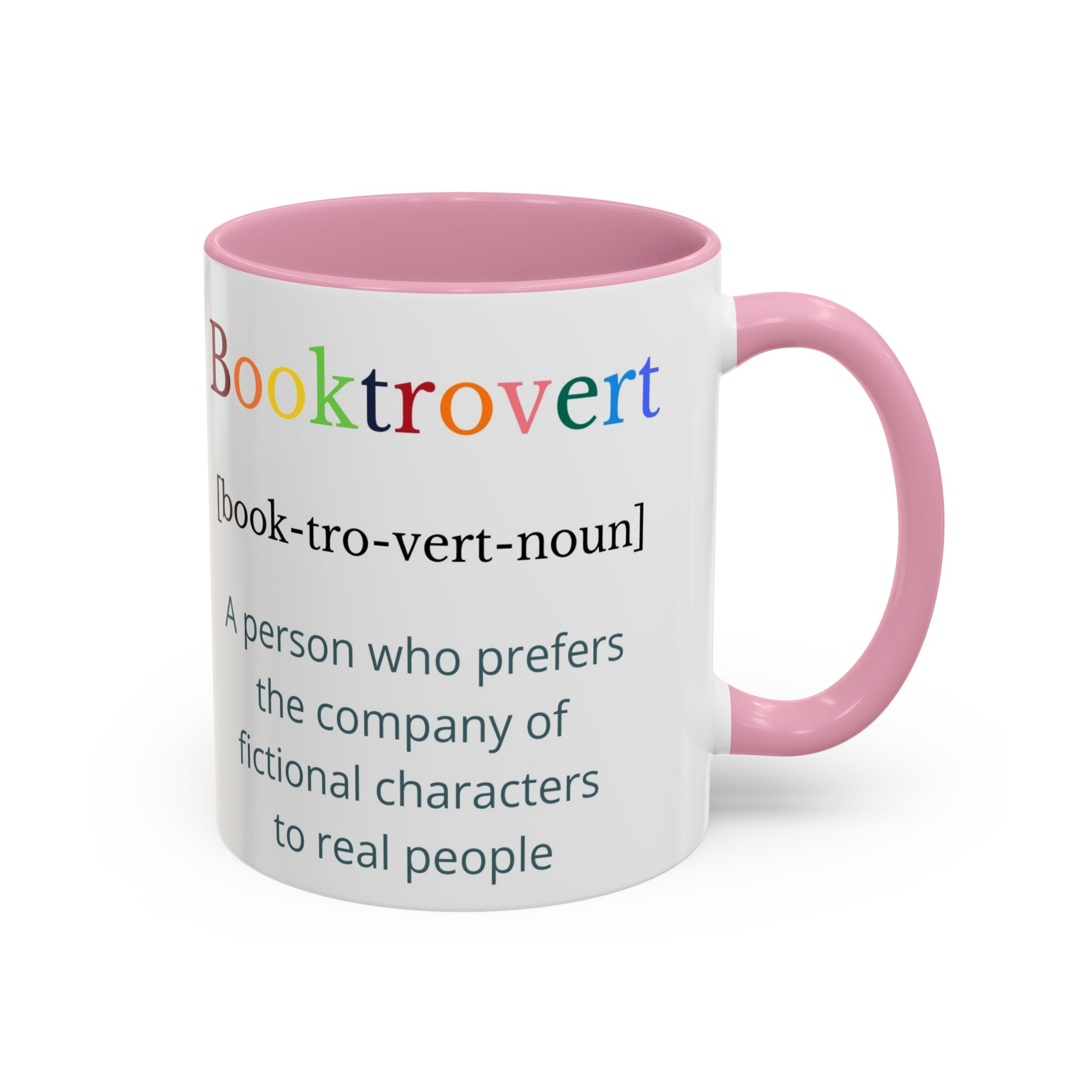 Booktrovert Mug – Funny Colorful Book Lover Mug – Introvert Gift for Readers – Bookish Coffee Mug – Dishwasher & Microwave Safe - Image 4