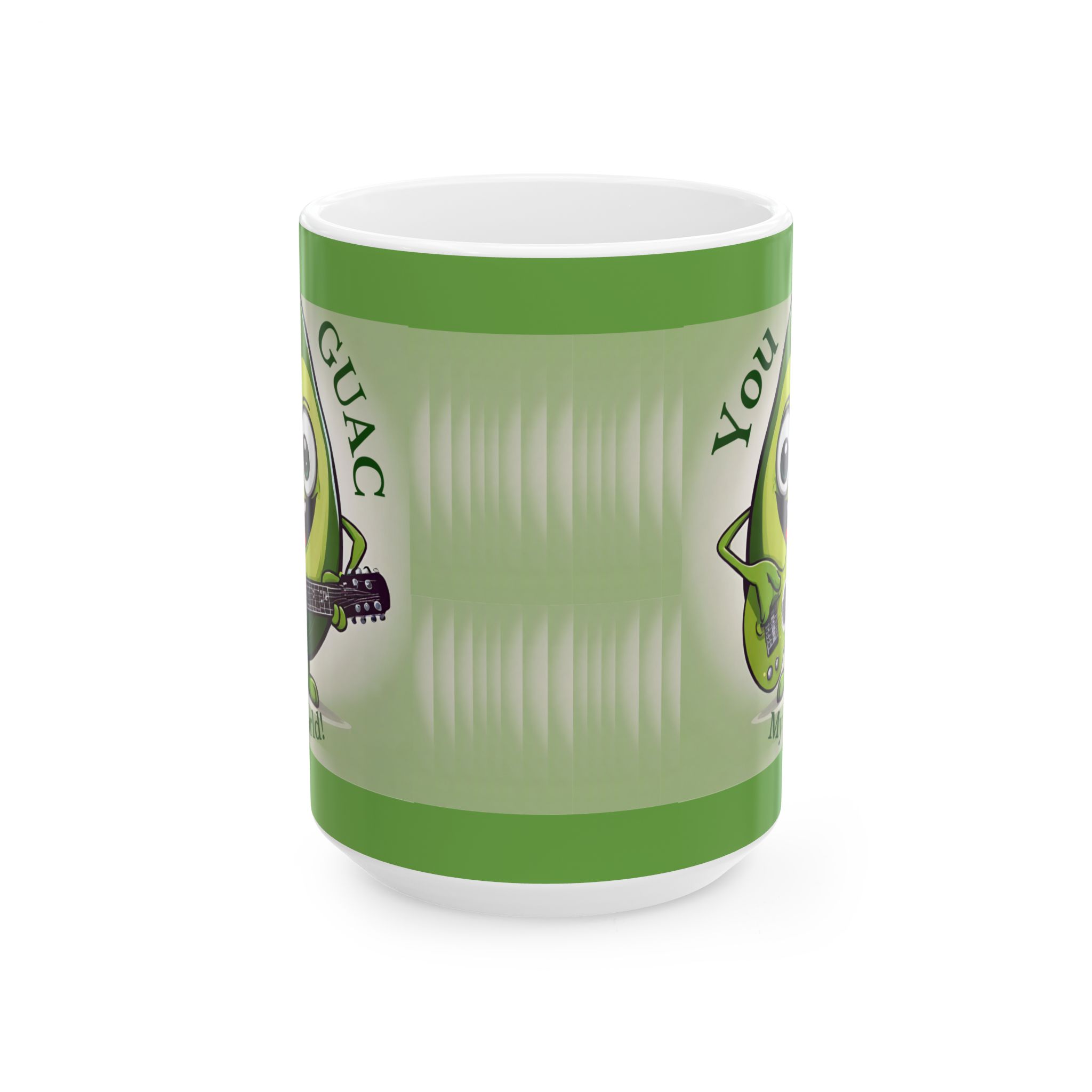 Guac My World Mug – Funny Guacamole Mug, Valentine Gift for Her, Galentine, Anniversary Ceramic Mug 11 or 15 oz - Image 5