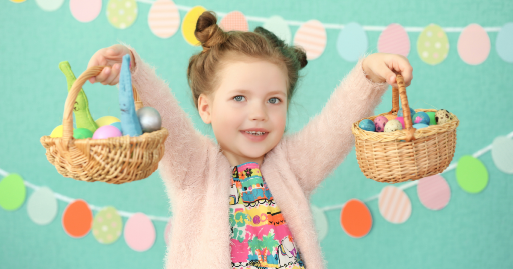 Child with Easter Basket